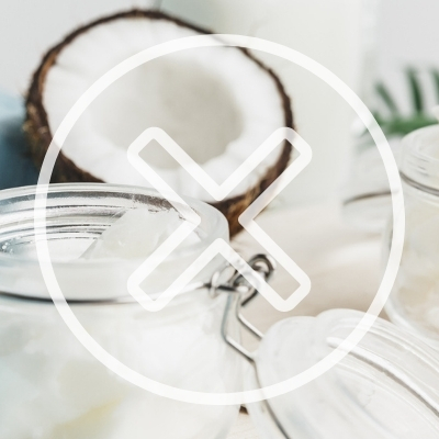 Pore-clogging skin care ingredient, coconut oil