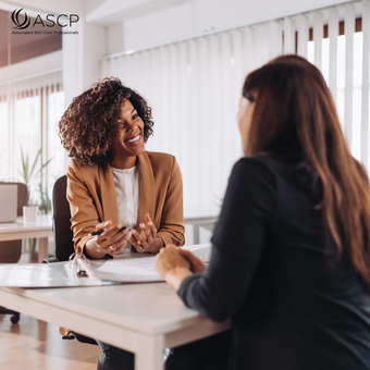two women having a conversation