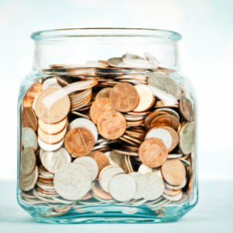 Jar of pennies