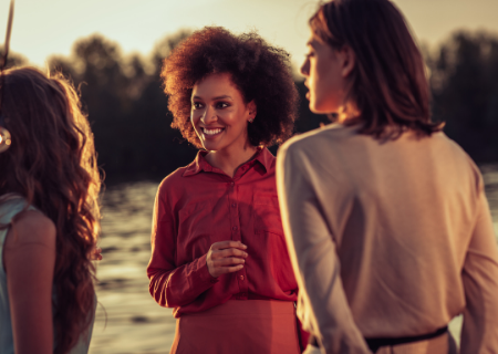 Group of women chatting